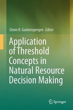 portada Application Of Threshold Concepts In Natural Resource Decision Making