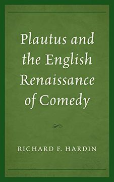 portada Plautus and the English Renaissance of Comedy (in English)