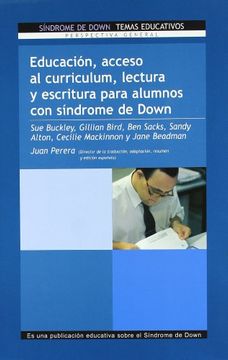 portada Educación, Acceso al Currículum, Lectura y Escritura Para Alumnos con Síndrome de Down (Vivir con Síndrome de Down) (in Spanish)