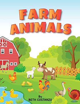 portada Farm Animals Ages 4 to 6. Preschool to Kindergarten, Numbers, Counting, Pre-Writing, (en Inglés)