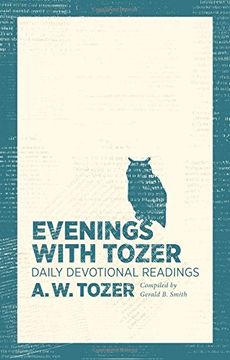 portada Evenings With Tozer: Daily Devotional Readings (en Inglés)