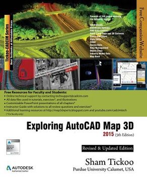 portada Exploring Autocad map 3d 2015 (en Inglés)