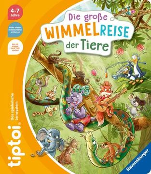 portada Tiptoi® die Große Wimmelreise der Tiere (en Alemán)