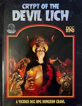 portada Crypt of the Devil Lich - dcc rpg Edition (Dungeon Crawl Classics) (en Inglés)