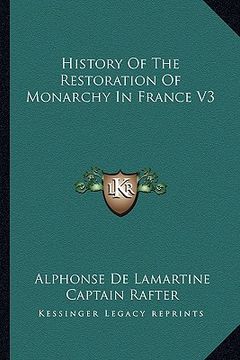 portada history of the restoration of monarchy in france v3 (in English)