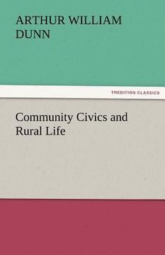 portada community civics and rural life (en Inglés)
