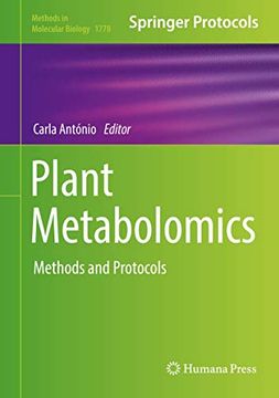 portada Plant Metabolomics: Methods and Protocols (en Inglés)