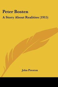portada peter bosten: a story about realities (1915) (en Inglés)