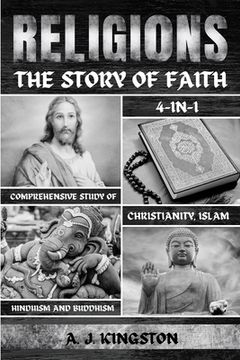 portada Religions: 4-In-1 Comprehensive Study Of Christianity, Islam, Hinduism And Buddhism (en Inglés)