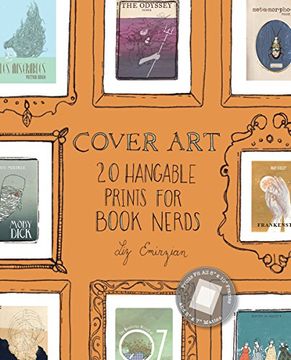portada Cover Art: 20 Hangable Prints for Book Nerds (en Inglés)