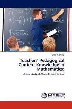 portada teachers' pedagogical content knowledge in mathematics (en Inglés)