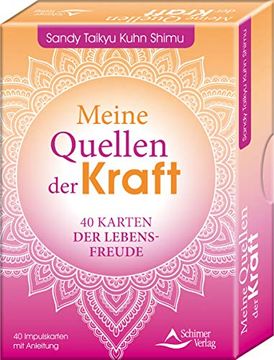 portada Meine Quellen der Kraft- 40 Karten der Lebensfreude: - 40 Impulskarten mit Anleitung (en Alemán)