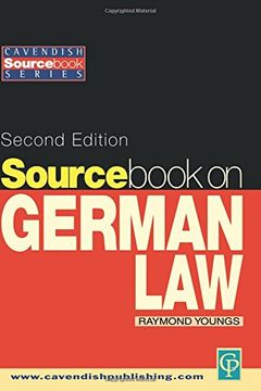 portada sourc on german law 2/e (en Inglés)
