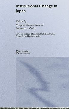portada institutional change in japan (en Inglés)