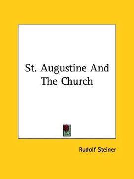 portada st. augustine and the church (en Inglés)