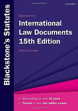 portada Blackstone'S International law Documents (en Inglés)