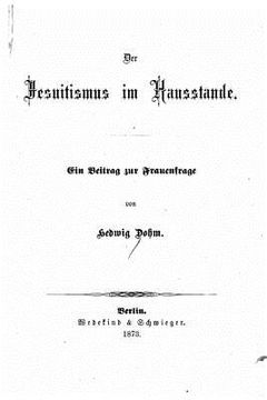 portada Der Jesuitismus im Hausstande (en Alemán)