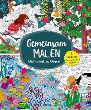 portada Gemeinsam Malen - Dschungel und Ozean (in German)