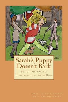 portada sarah's puppy doesn't bark (en Inglés)