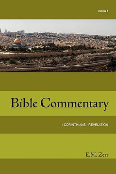 portada zerr bible commentary vol. 6 1 corinthians - revelation (en Inglés)