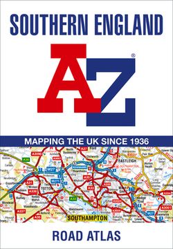 portada Southern England Regional A-Z Road Atlas (en Inglés)