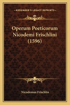 portada Operum Poeticorum Nicodemi Frischlini (1596)