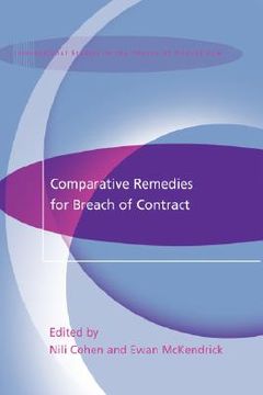 portada comparative remedies for breach of contract (en Inglés)