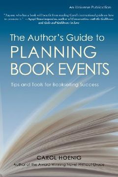portada the author's guide to planning book events: tips and tools for bookselling success