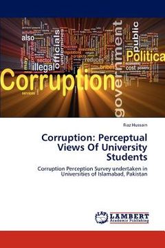 portada corruption: perceptual views of university students (en Inglés)