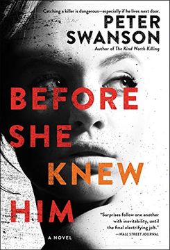 portada Before she Knew Him: A Novel (en Inglés)