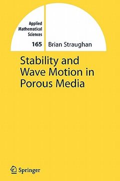 portada stability and wave motion in porous media