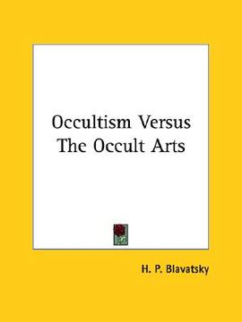 portada occultism versus the occult arts (en Inglés)