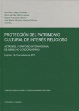 portada Protección del patrimonio cultural de interés religioso (in Spanish)