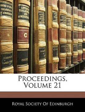 portada proceedings, volume 21 (en Inglés)