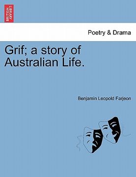 portada grif; a story of australian life. (en Inglés)