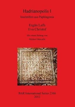 portada Hadrianopolis I: Inschriften aus Paphlagonia (BAR International Series)