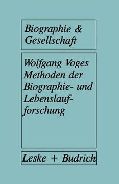 portada Methoden Der Biographie- Und Lebenslaufforschung (in German)