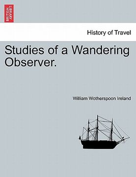 portada studies of a wandering observer. (en Inglés)