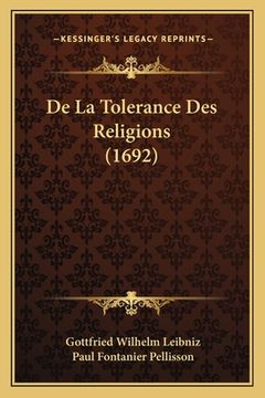 portada De La Tolerance Des Religions (1692) (en Francés)