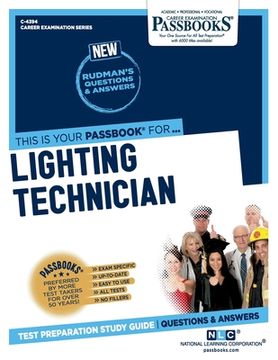 portada Lighting Technician (C-4394): Passbooks Study Guide Volume 4394 (en Inglés)