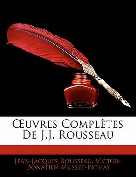 portada OEuvres Complètes De J.J. Rousseau (en Francés)