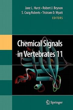 portada chemical signals in vertebrates 11 (en Inglés)
