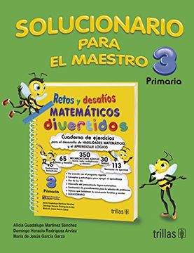 portada RETOS Y DESAFIOS MATEMATICOS DIVERTIDOS 3: SOLUCIONARIO PARA EL MAESTRO