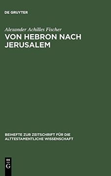 portada Von Hebron Nach Jerusalem (en Inglés)