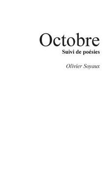 portada Octobre: Suivi de poésies (in French)