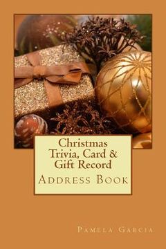 portada Christmas Trivia Card & Gift Record: Address Book (en Inglés)