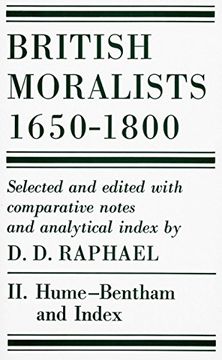 portada British Moralists: 1650-1800 (Volumes 2): Volume ii: Hume - Bentham, and Index (en Inglés)