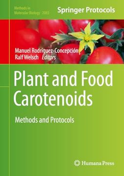 portada Plant and Food Carotenoids: Methods and Protocols (en Inglés)