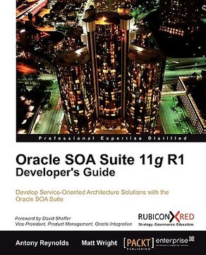 portada oracle soa suite 11g r1 developer's guide (en Inglés)