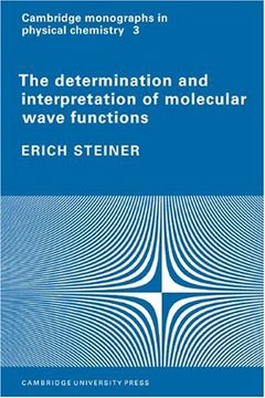 portada The Determination and Interpretation of Molecular Wave Functions (Cambridge Monographs in Physical Chemistry) (en Inglés)